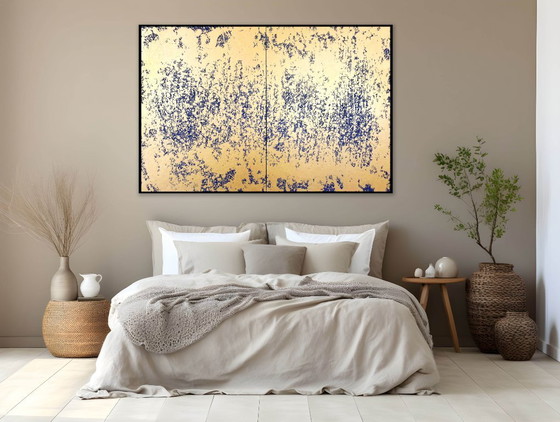 "Golden Radiance" (Abstract Painting, Unique Piece), Jürgen Angeler, Paintings & Drawings, Canvas, Wood (photo 13 of 15)