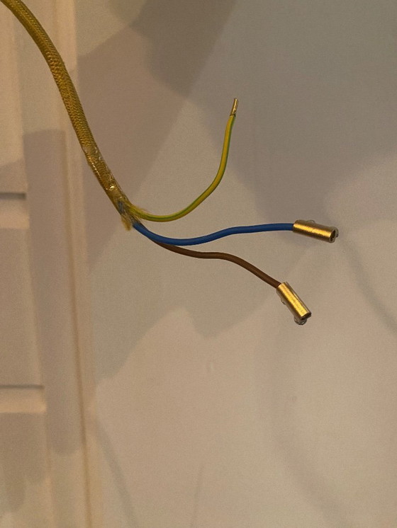 Image 1 of Wit met gouden hanglamp