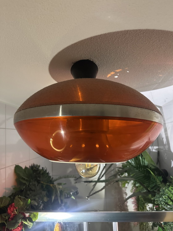 Image 1 of Lampe de plafond vintage Spage Age OVNI