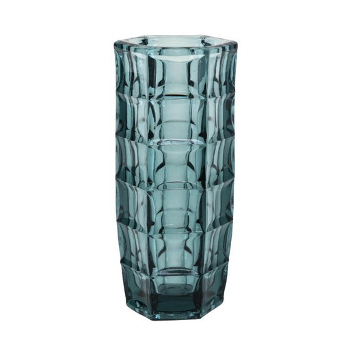 Glass vase, Polish design, 1971, designer: Bogdan Kupczyk