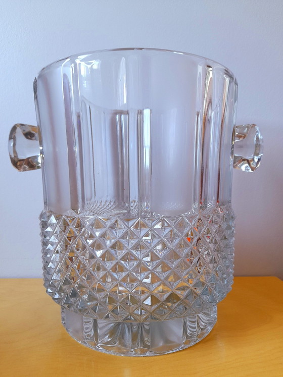 Image 1 of Art Deco kristallen champagnekoeler