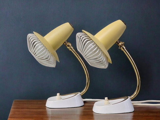 Paire de lampes de chevet / lampes de table, Robert Pfäffle, années 1950
