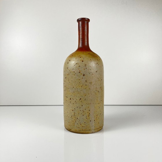 Image 1 of Duo di bottiglie in gres maculato e bordeaux