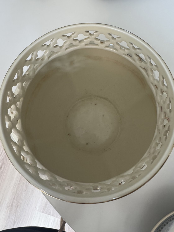 Image 1 of Zsolnay Pécs Hand-painted Art Nouveau Cachepot | Model 1064 | Approx. 1900-1930