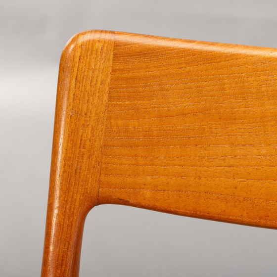 Image 1 of Design danois Chaises Boomerang Modèle 370 par Erik Christensen pour Slagelse Mobelvaerk, Lot de 6