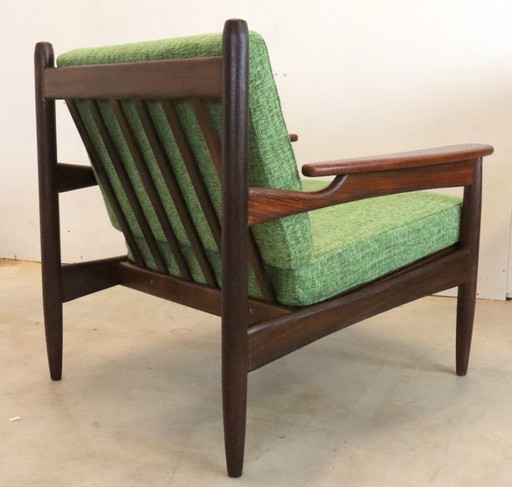 Sillón vintage recién tapizado 'Rozendaal'