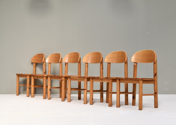 Image 1 of 6x Esstischstühle von Rainer Daumiller, 1970er Jahre