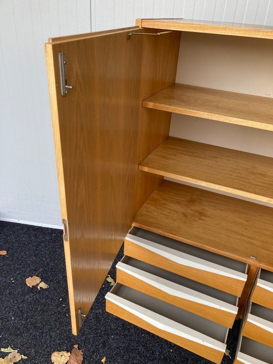 Image 1 of Mid Century vintage kledingkast Hellerau Franz Ehrlich