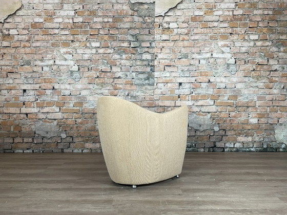 Leolux Carabisa beige - tissu | Axel Enthoven, Fauteuils, Textile, Métal, Crème, Modern (photo 6 sur 7)