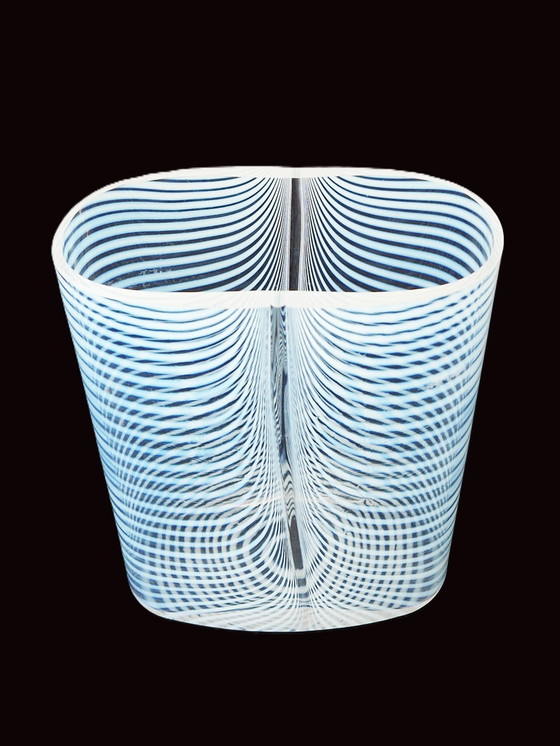 Image 1 of Kosta Boda - Large Size Zebra Vase by Bertil Vallien - Signed