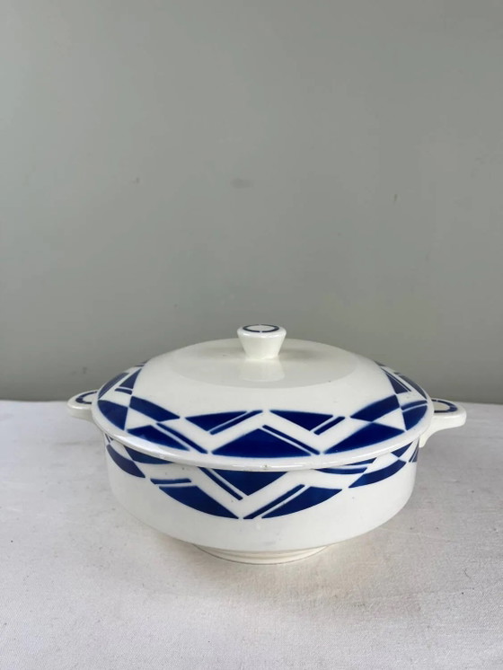 Art Deco Suppenterrine – Geschirr, Porcelain (photo 2 of 9)