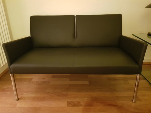 Walter Knoll banquette en cuir