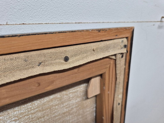 Image 1 of Olieverf op doek, gesigneerd en gedateerd 1971, van Pauli Vuorisalo (1944-2016), een Finse schilder.