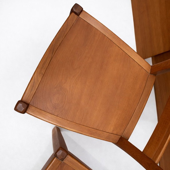 Image 1 of Coppia di sedie svizzere in legno, attribuite a F. X. Sproll, anni '50-'60