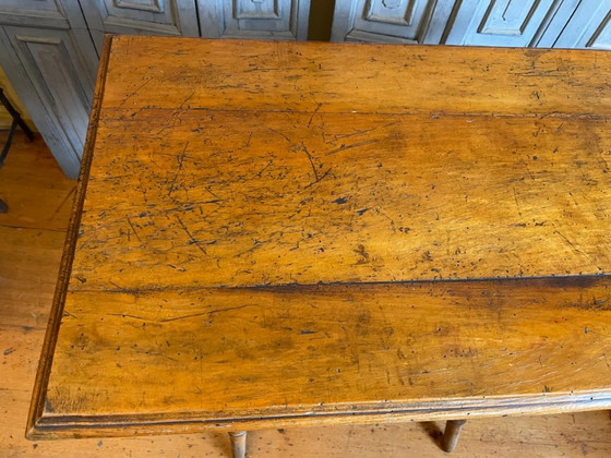 Image 1 of Mesa plegable Mesa auxiliar Antigua francesa