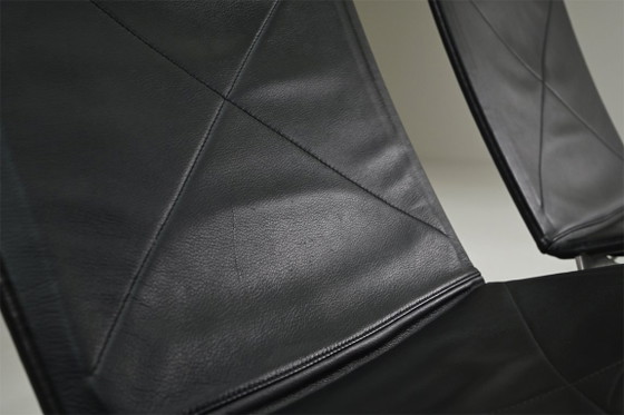 Image 1 of Ensemble de deux chaises longues PK22 par Poul Kjærholm pour Fritz Hansen, Danemark des années 1950.