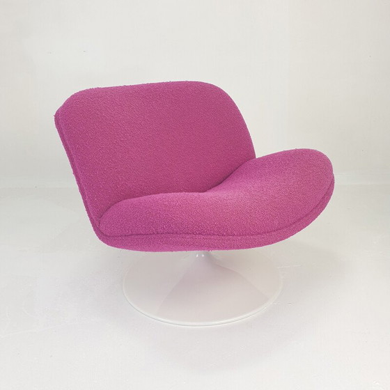 Image 1 of Fauteuil vintage avec pied en métal par Geoffrey Harcourt pour Artifort, 1970