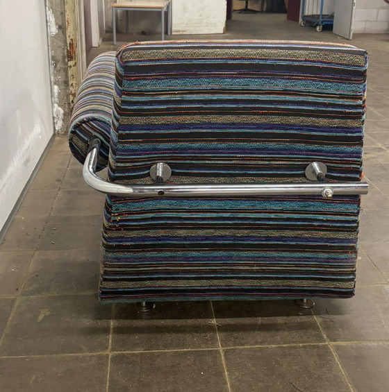 Chaise Longue "Karel Doorman" Van Rob Eckhardt – Chaises longue, Metal, Textile (photo 5 of 8)