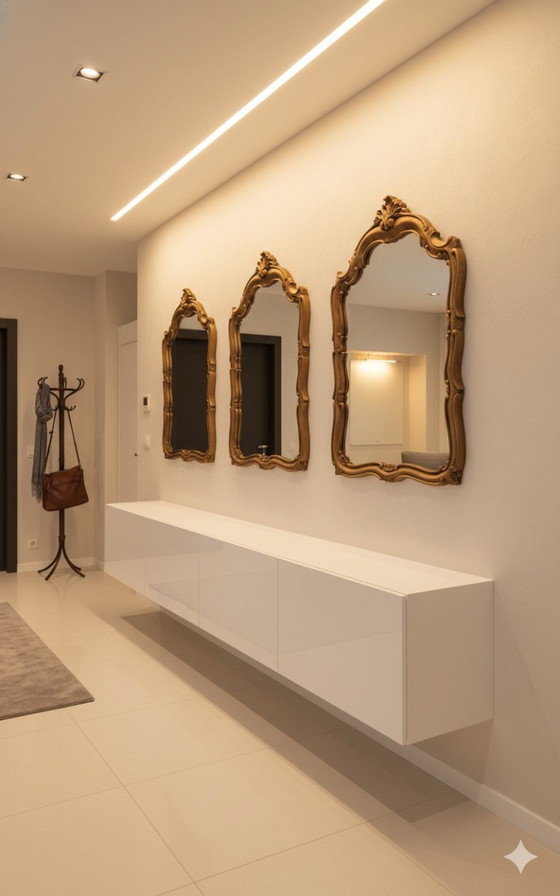 Image 1 of 3 Grandi Specchi Fiorentini da "Ars Florentia", specchi da parete