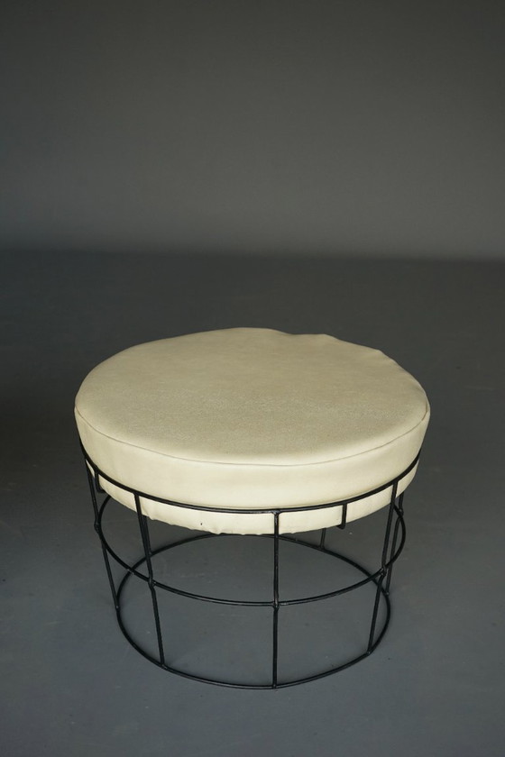 Mid-Century Modern Stools in the style of Panton, 1960s – Metal, Plastic (photo 11 of 14)