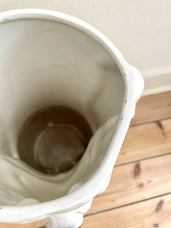 Image 1 of Regenschirmständer Hund Basset aus Keramik, Italien