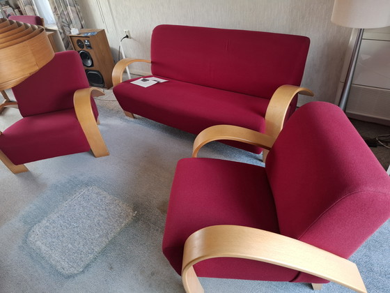 Image 1 of Seltenes Design-Set „Primo“ – Geert Baarsma (Dokkum) | 2 Sessel + Sofa