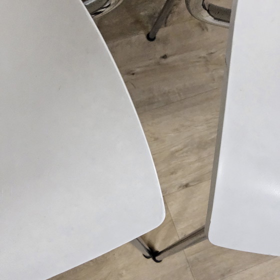 Image 1 of Set 4x witte Maui chair Kartell (Italiaans design) met leuningen (stapelbaar)