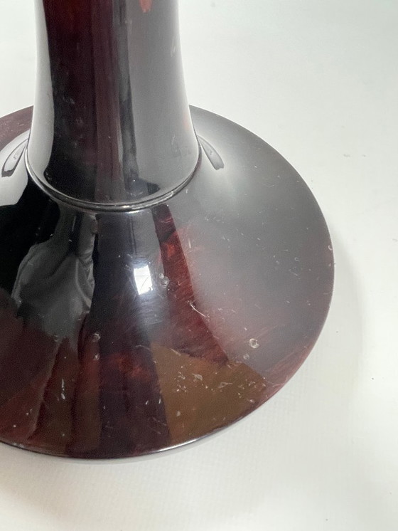 Image 1 of Aldo Tura Side Table Goat Leather Italy