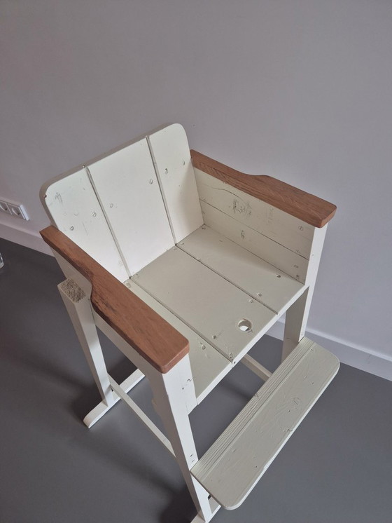 Image 1 of Piet Hein Eek high chair scrap wood