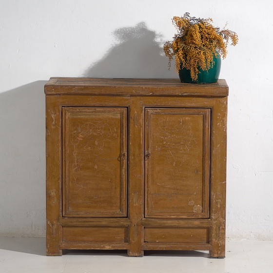 Mobile antico con patina ocra (c.1900) #11 – Armadi contenitori (photo 4 of 9)