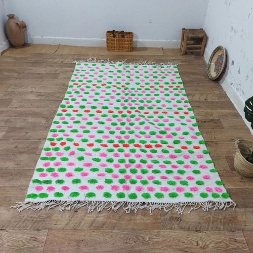 Berber Artisan Tapijt – Handgemaakt van Natuurlijke Wol (230 × 140 cm)