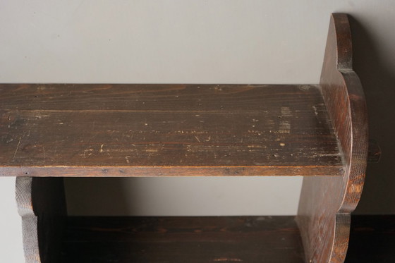 Image 1 of Scaffale olandese a nuvola in legno. 1930s