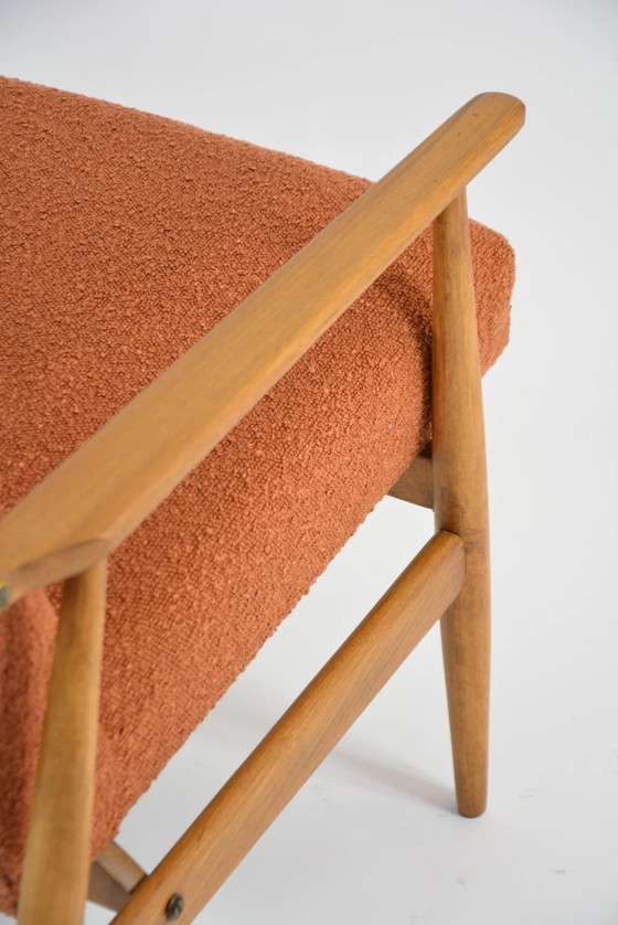 Image 1 of FOX fauteuil in terracotta bouclé