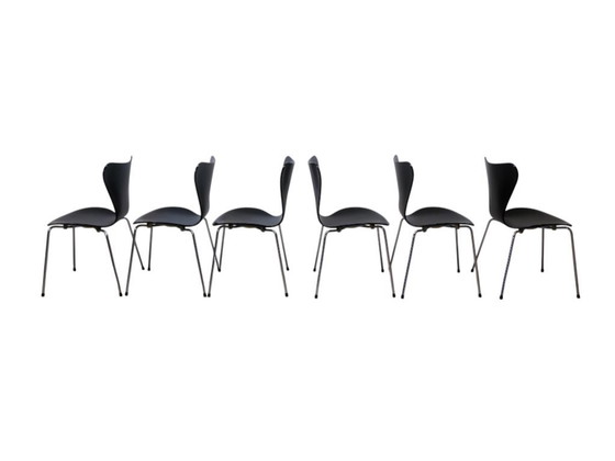 Image 1 of Set van 6 vlinderstoelen Fritz Hansen 1994