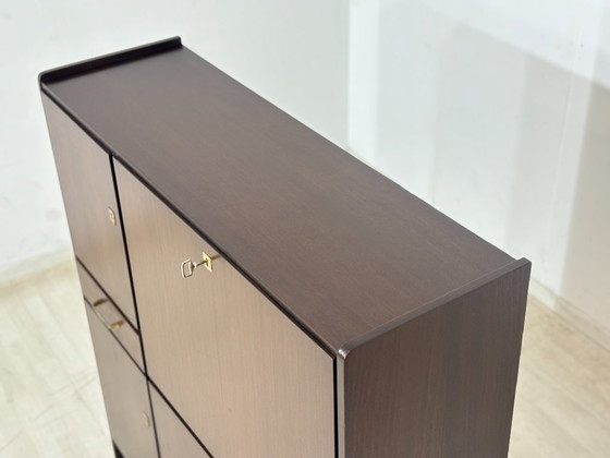 Image 1 of Secrétaire/meuble d'écriture vintage des années 1960 – Acajou