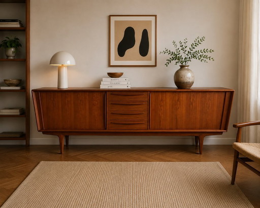 Bernhard Pedersen & Søn (BPS-M) – Exceptional sideboard model 1560, special edition, Denmark, 1960s