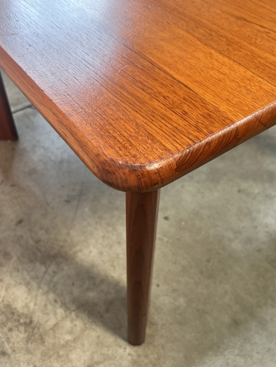 Image 1 of Viereckiger Couchtisch aus Teakholz, S. Burchardt-nielsen, Deutschland