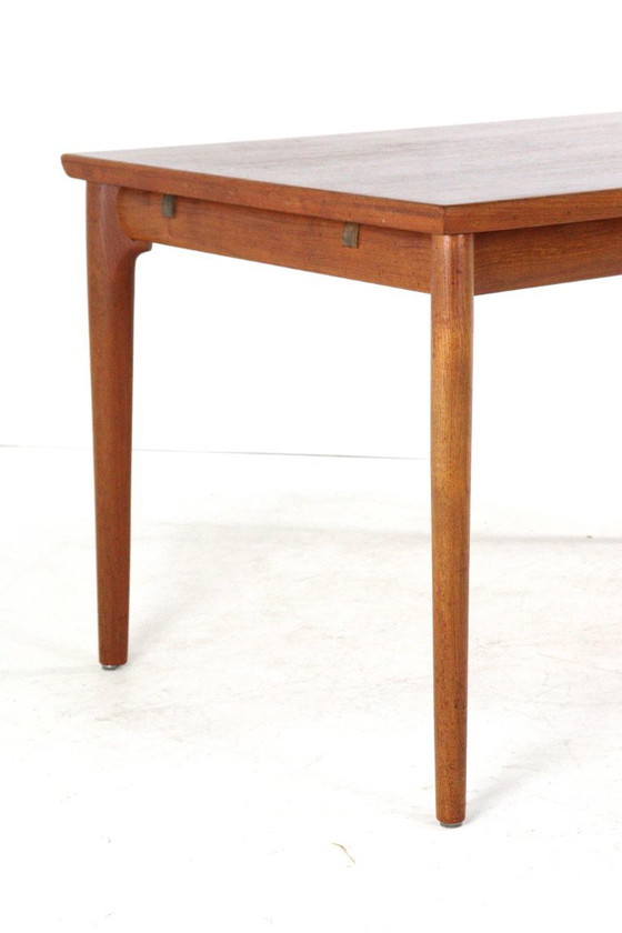 Vintage Danish rectangular extendable teak dining table – Wood (photo 3 of 18)