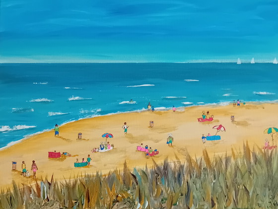 Image 1 of Dipingere e divertirsi in spiaggia