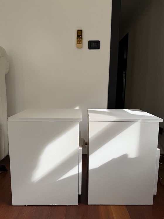 Image 1 of Ikea Brimnes witte nachtkastjes (2x)