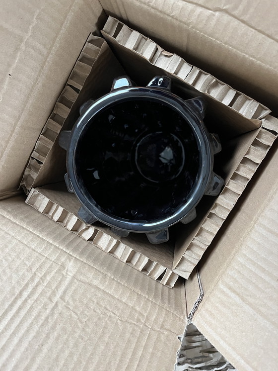 Image 1 of POLSPOTEN- Structure Vase L - dark brown