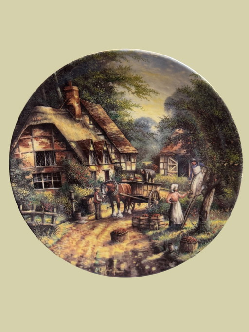 🍎 "I raccoglitori di mele" | Wedgwood Fine Bone China | Chris Howells | Country Days | Edizione limitata