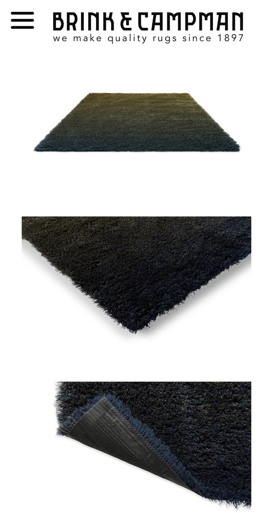 Tappeto Brink en Campman Shade high Brass Indigo NUOVO – Brink & Campman, Tappeti, Lana (photo 7 of 7)
