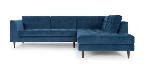 Divano angolare destro SOFACOMPANY Nelson – Planet Legion Blue (Design danese) – Divani 3 posti, Tessile (photo 7 of 7)