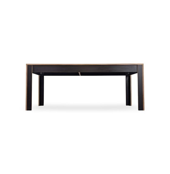 Image 1 of Designer dining table made from screen printing plates, custom-made by a carpenter