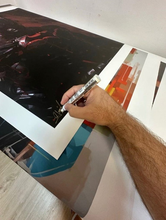 Image 1 of Alberto RICARDO - Michael Jordan - Toile d'artiste