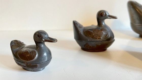 Image 1 of Vintage Duck Family Boxes