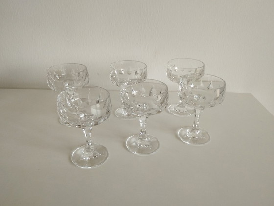 Image 1 of 6 x ciotole per liquore WMF, serie Comtesse, cristallo