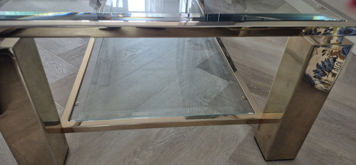 Vintage Coffee Table – Belgochrom, salontafels, Chrome