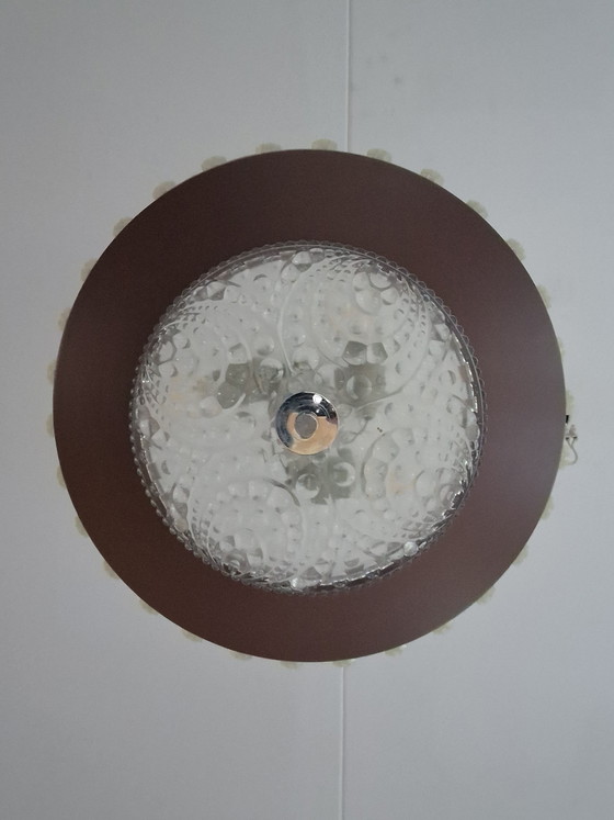 Image 1 of Braune Pendelleuchte im Space-Age-Stil